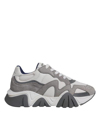 Versace – Squalo – Sneaker aus Neopren in Grau