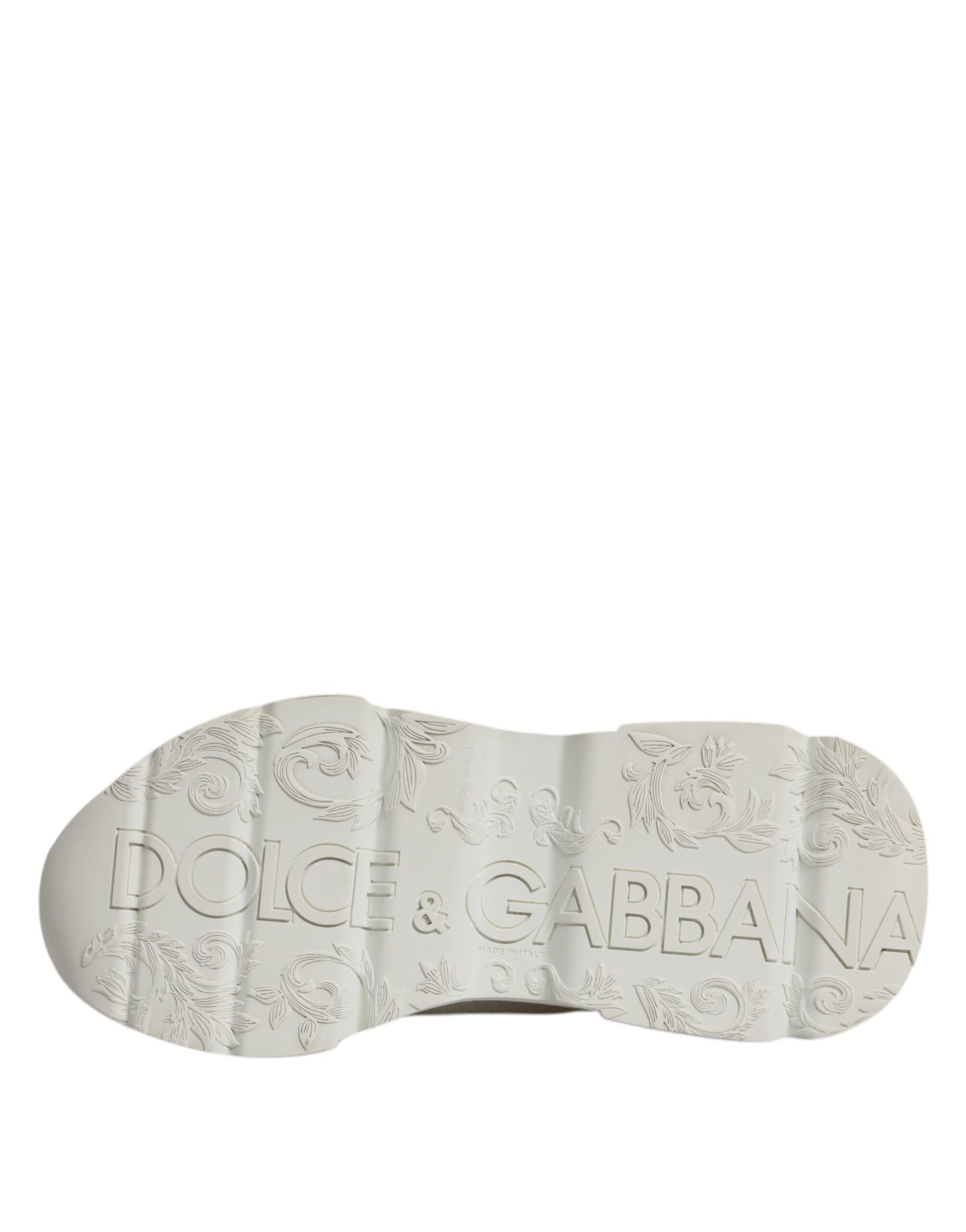 Dolce &amp; Gabbana бели кожени обувки Daymaster ниски маратонки