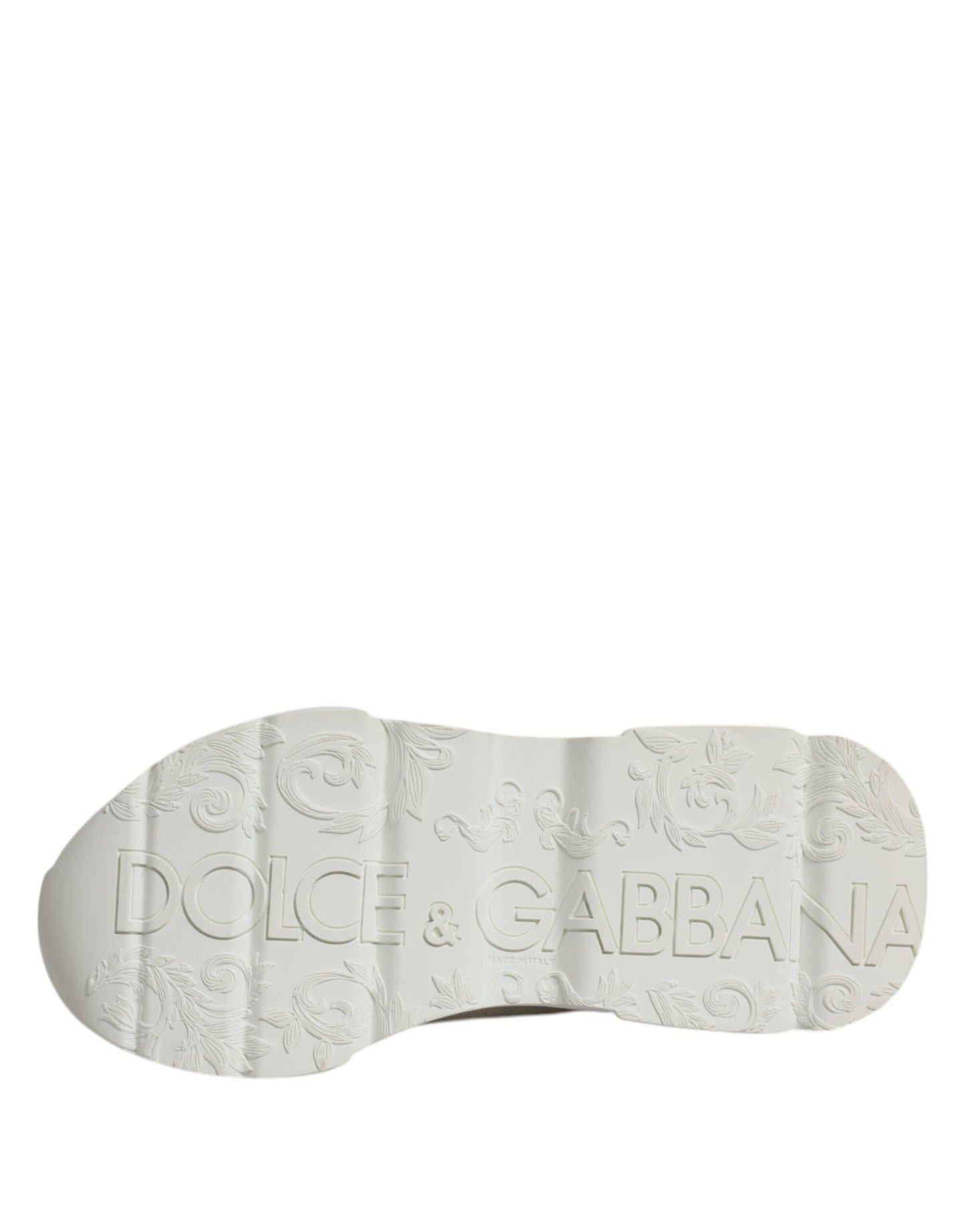 Dolce &amp; Gabbana бели кожени обувки Daymaster ниски кецове
