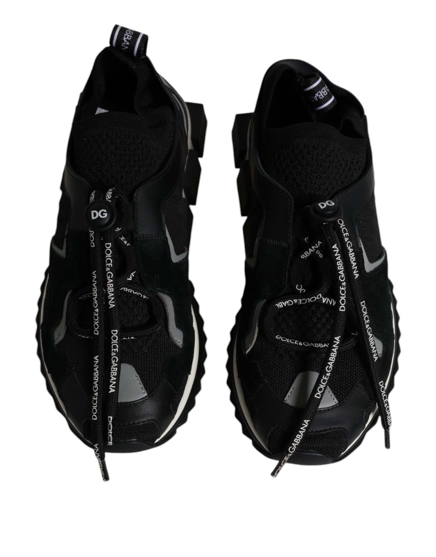 Мъжки маратонки Dolce &amp; Gabbana Black White Logo Sorrento