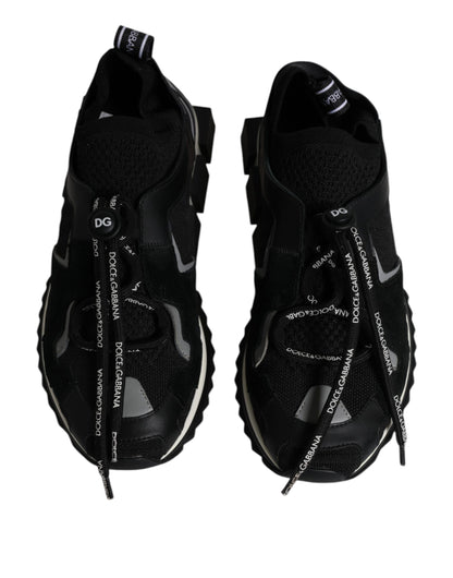Мъжки маратонки Dolce &amp; Gabbana Black White Logo Sorrento
