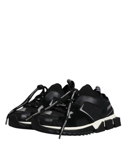 Мъжки маратонки Dolce &amp; Gabbana Black White Logo Sorrento