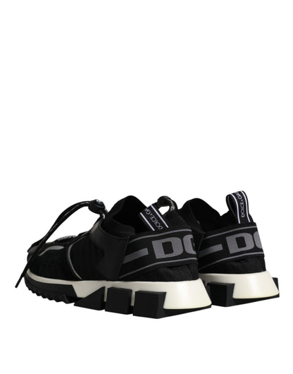 Мъжки маратонки Dolce &amp; Gabbana Black White Logo Sorrento