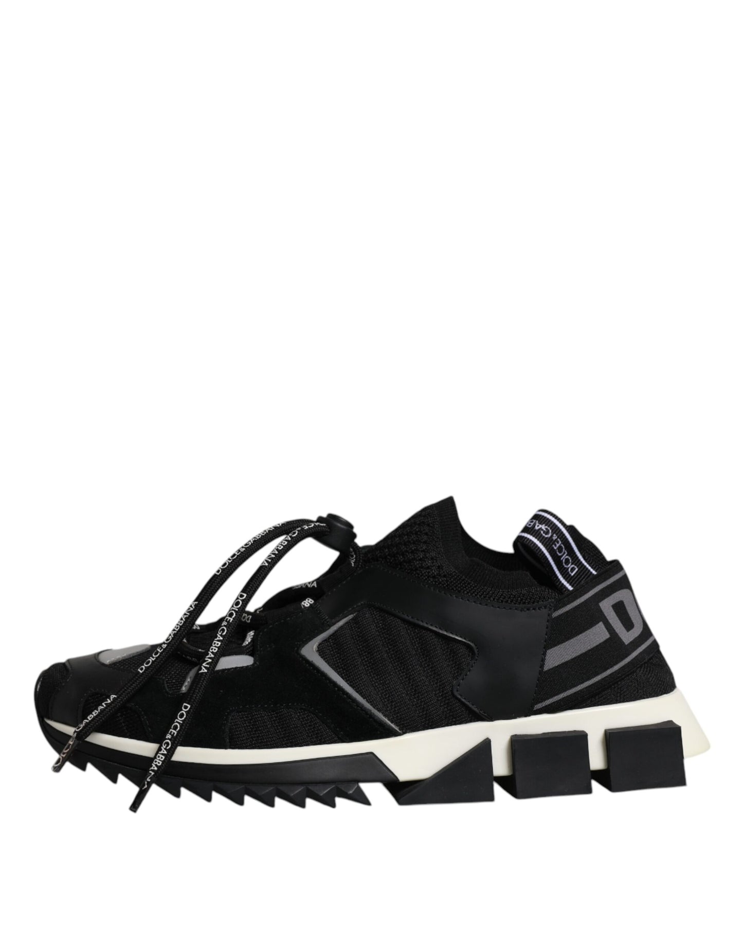Мъжки маратонки Dolce &amp; Gabbana Black White Logo Sorrento
