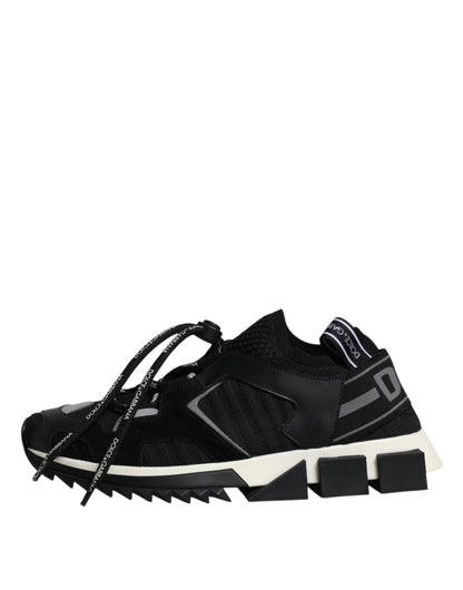 Мъжки маратонки Dolce &amp; Gabbana Black White Logo Sorrento
