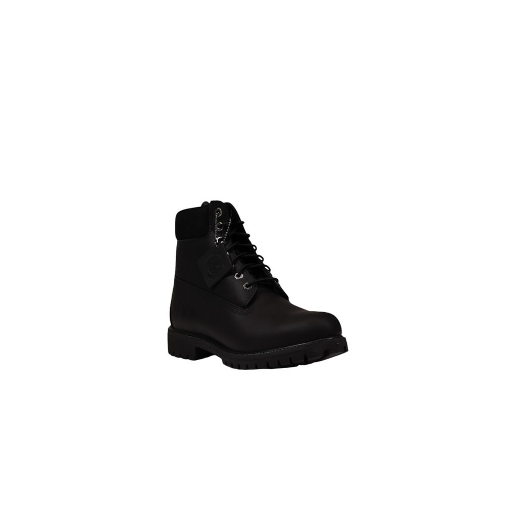 Черни велурени кожени ботуши Timberland