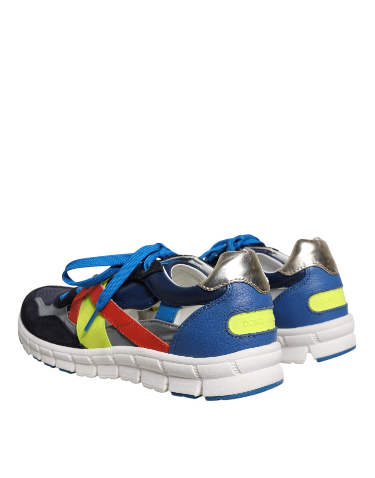 Dolce &amp; Gabbana Mehrfarbige Low Top Sneakers aus Wildleder