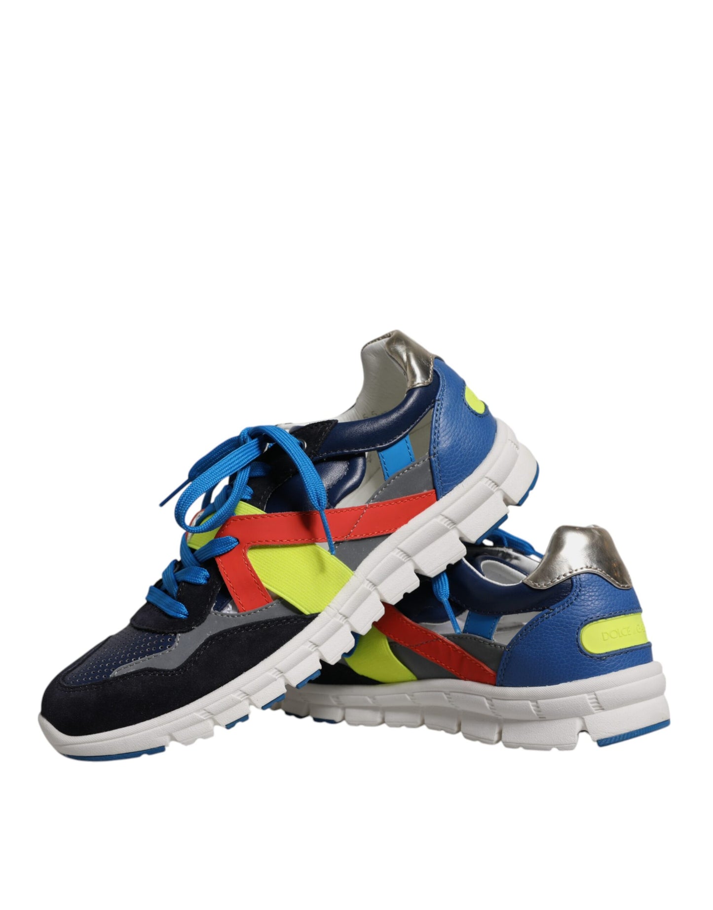 Dolce &amp; Gabbana Mehrfarbige Low Top Sneakers aus Wildleder