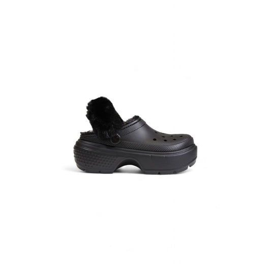 Черен синтетичен сандал Crocs