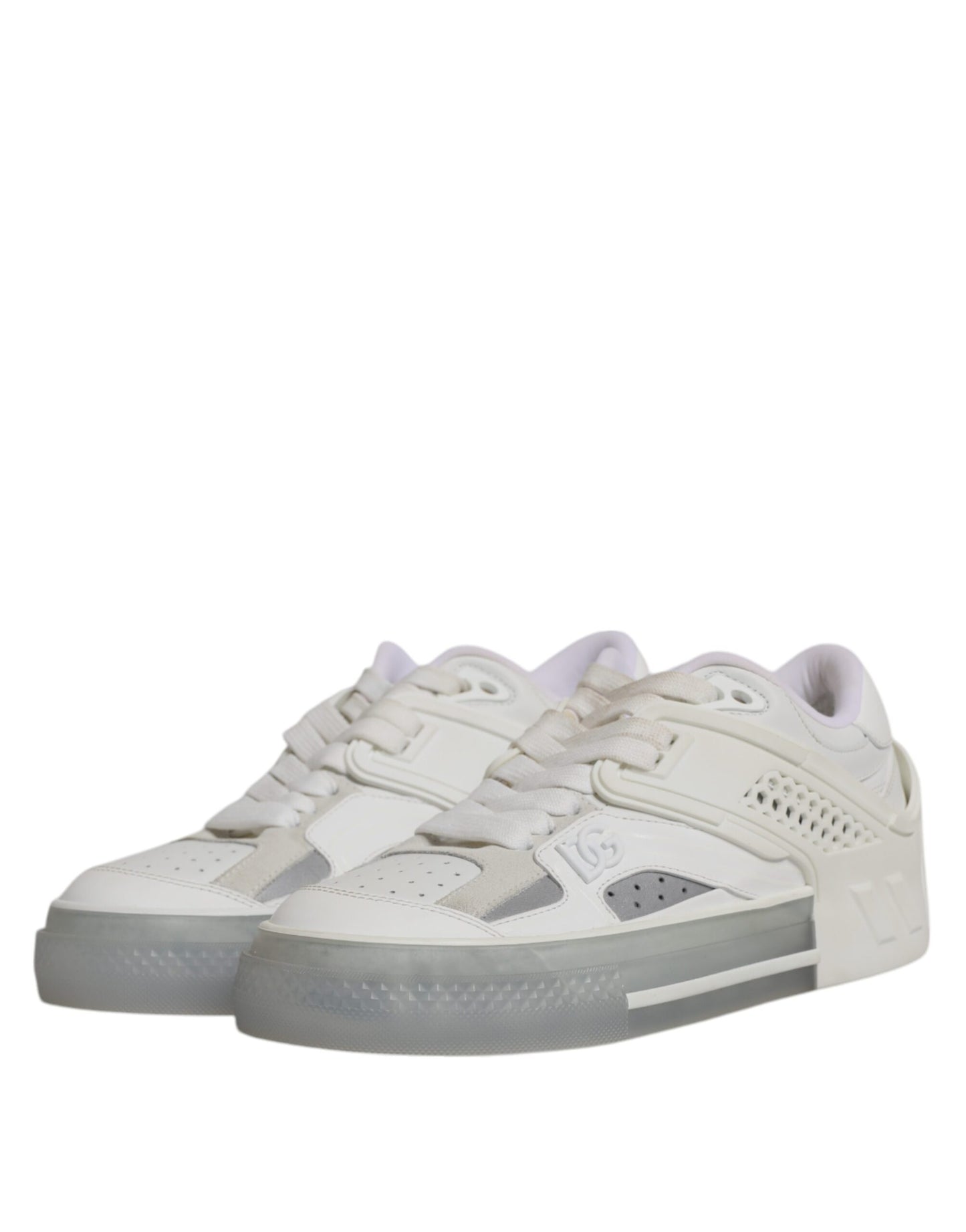 Dolce &amp; Gabbana White DG Logo CUSTOM 2. Zero Sneakers Shoes