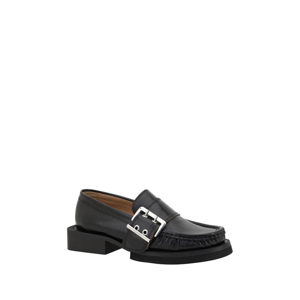 Ganni – Feminine Loafer mit Schnalle