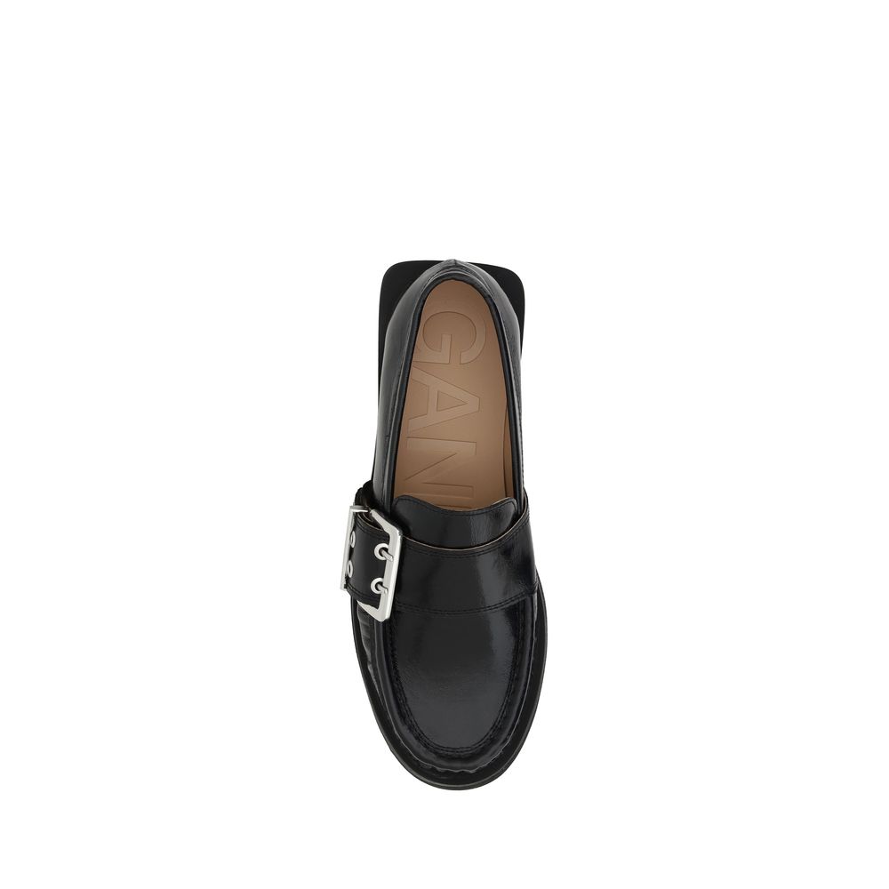 Ganni – Feminine Loafer mit Schnalle