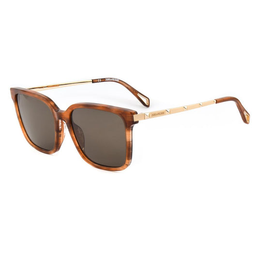 Braune Sonnenbrille aus Acetat von Zadig &amp; Voltaire