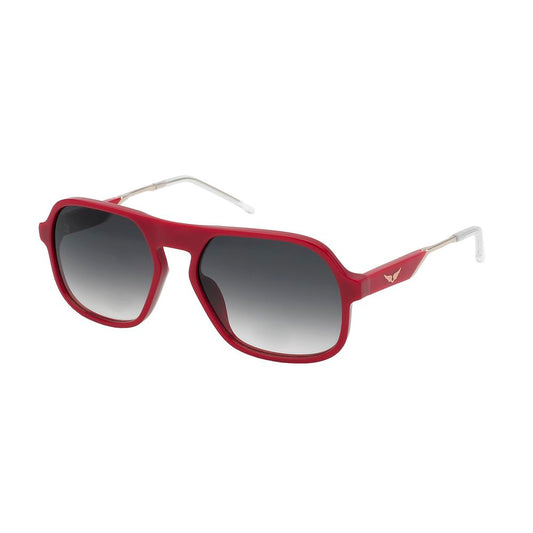 Zadig &amp; Voltaire Sonnenbrille aus rotem Acetat