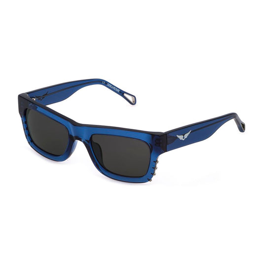 Blaue Acetat-Sonnenbrille von Zadig &amp; Voltaire