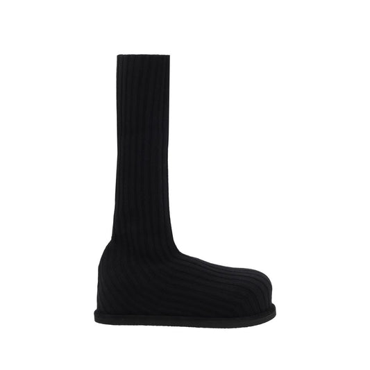Amina Muaddi Veneda Stretch-Stiefel