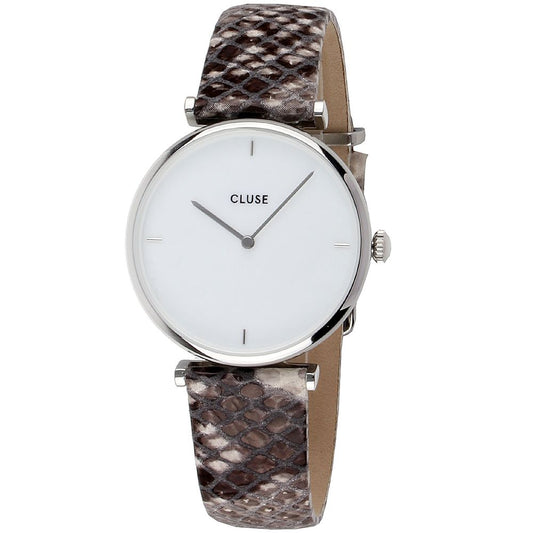 Бежов кожен часовник Cluse