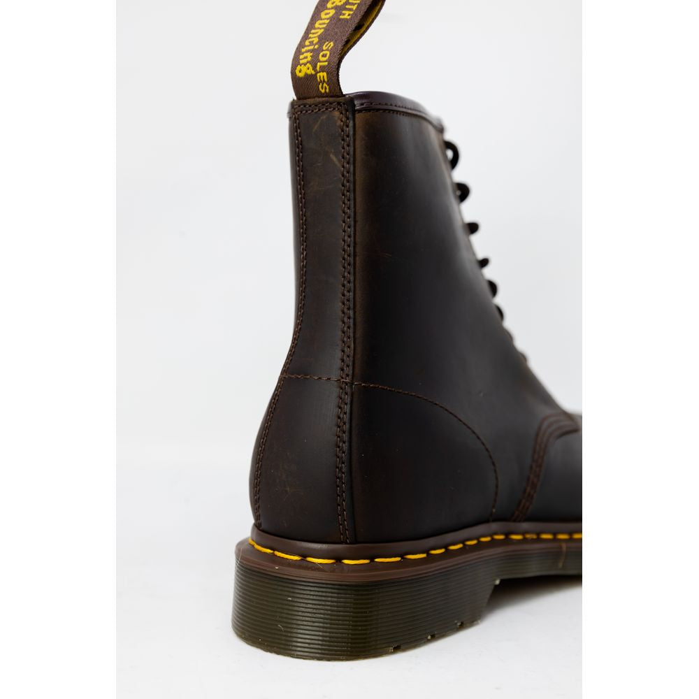 Dr. Martens – Braune Lederstiefel