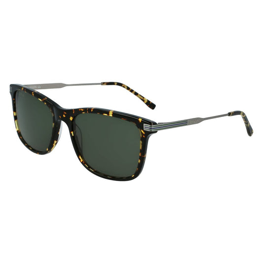 Lacoste – Braune Sonnenbrille aus Metall