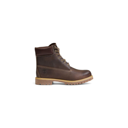Кафяви кожени ботуши Timberland