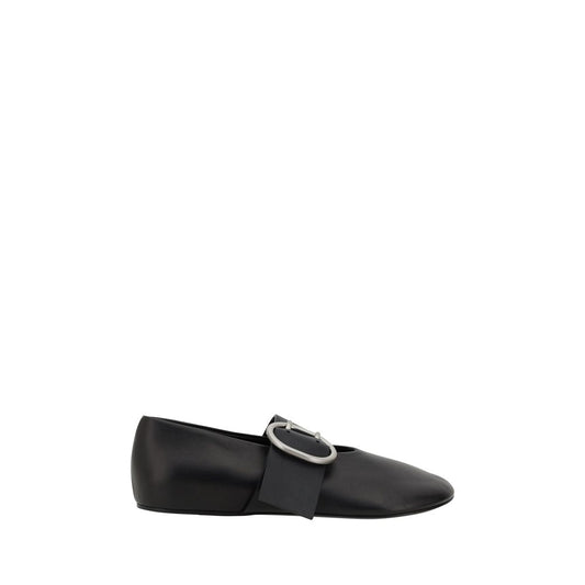 Jil Sander Lederballerinas