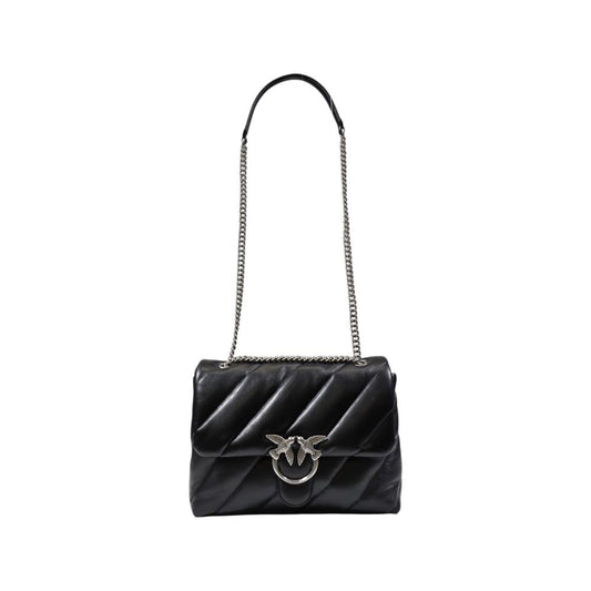 Двуцветна кожена чанта PINKO