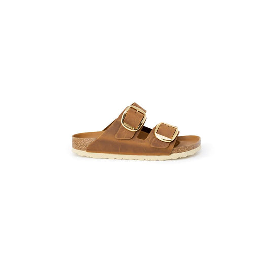 Кафяв кожен сандал Birkenstock