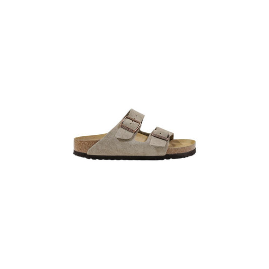 Сив кожен сандал Birkenstock