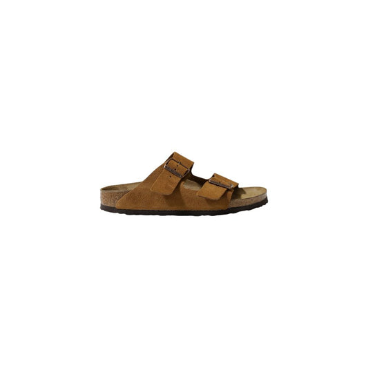 Кафяв кожен сандал Birkenstock