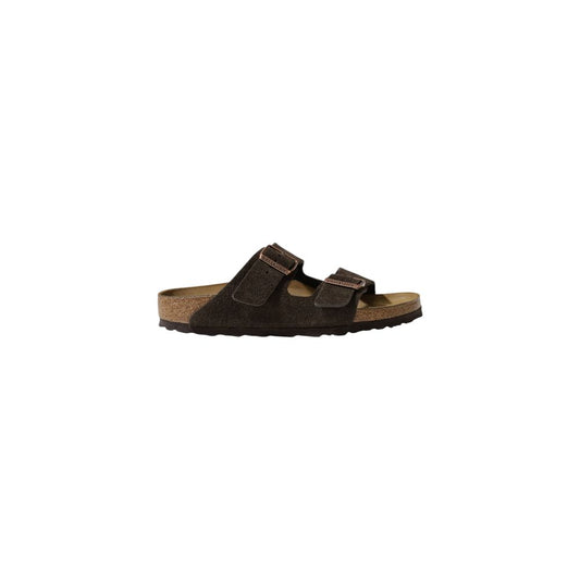 Кафяв кожен сандал Birkenstock