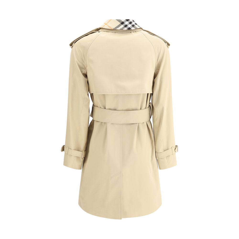 Тренч с гърди Burberry