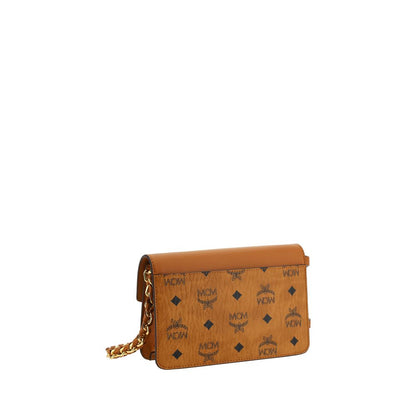 MCM Neue Schultertasche mit Diamanten
