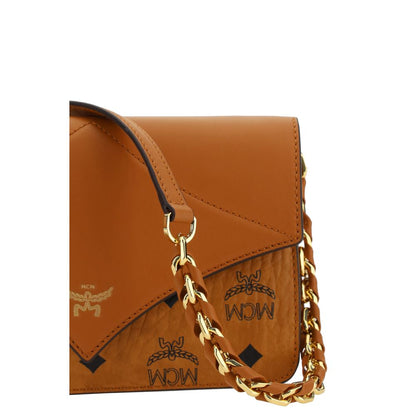 MCM Neue Schultertasche mit Diamanten