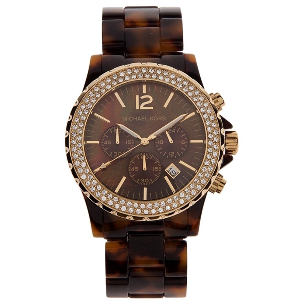 Двуцветен часовник от смола Michael Kors