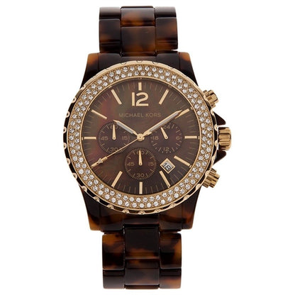 Двуцветен часовник от смола Michael Kors