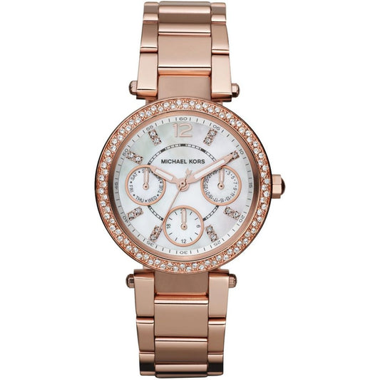 Стоманен часовник Michael Kors от розово злато