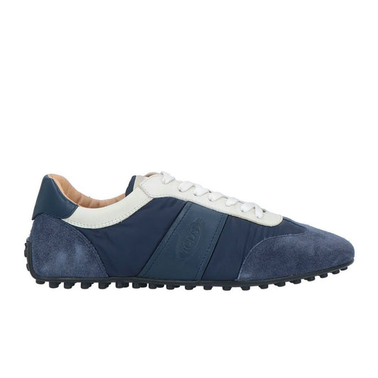 Сини кожени мъжки маратонки Tod's