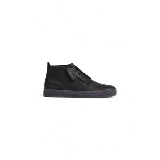 Черен велурен ботуш Clarks