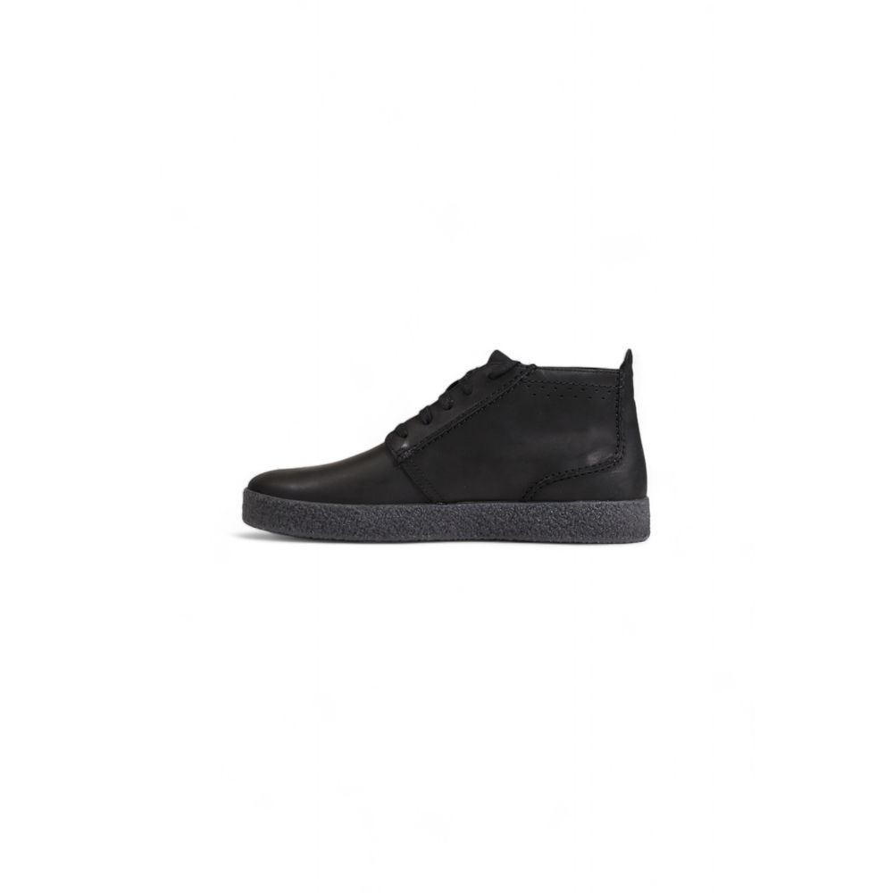 Черен велурен ботуш Clarks