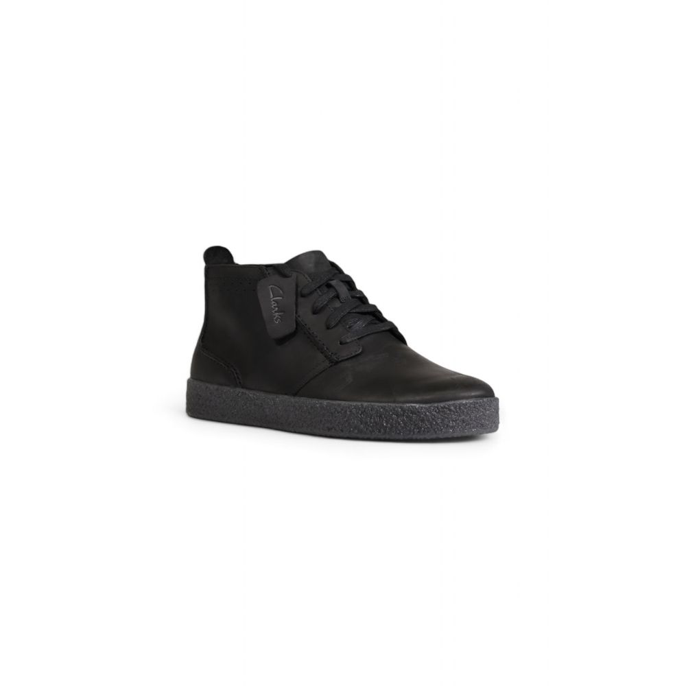 Черен велурен ботуш Clarks