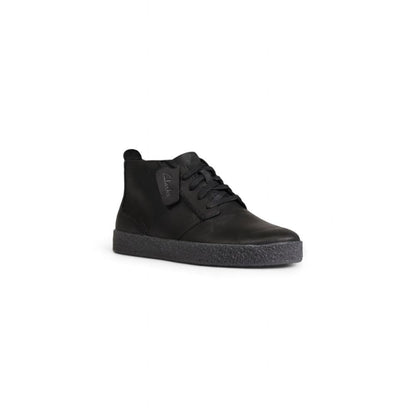 Черен велурен ботуш Clarks