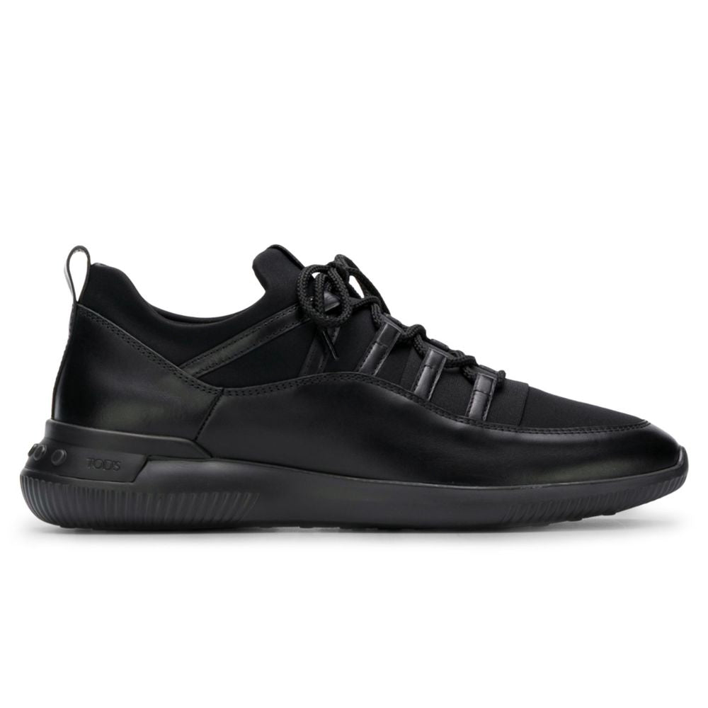 Черни мъжки маратонки от телешка кожа Tod's