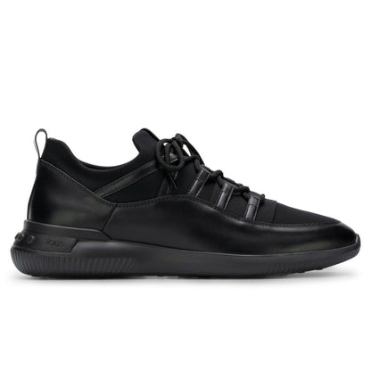 Черни мъжки маратонки от телешка кожа Tod's