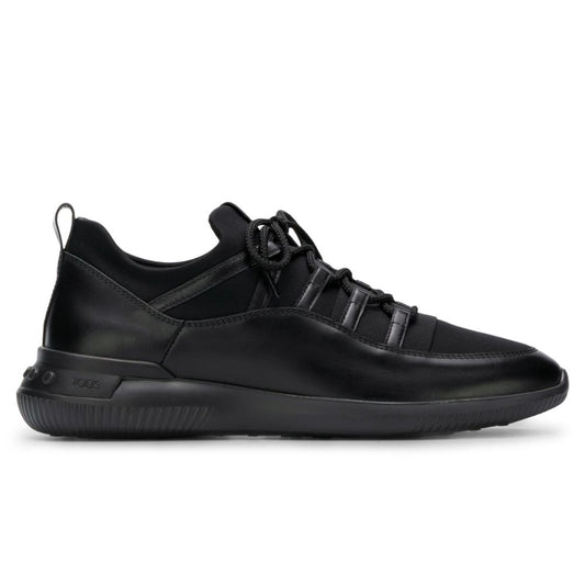 Черни мъжки маратонки от телешка кожа Tod's