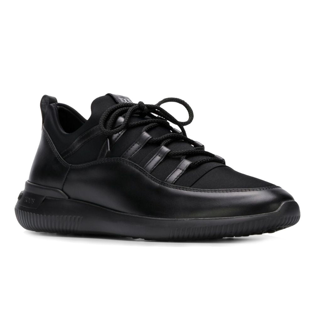 Черни мъжки маратонки от телешка кожа Tod's