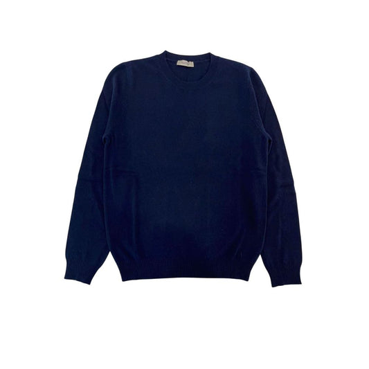 Мъжки пуловер Valentino Blue Virgin Wool
