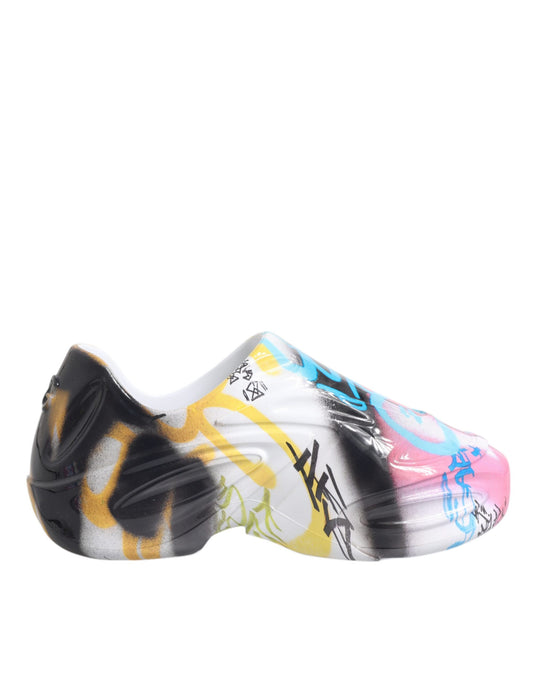 Обувки Dolce &amp; Gabbana Multicolor Graffiti Daymaster Sneakers
