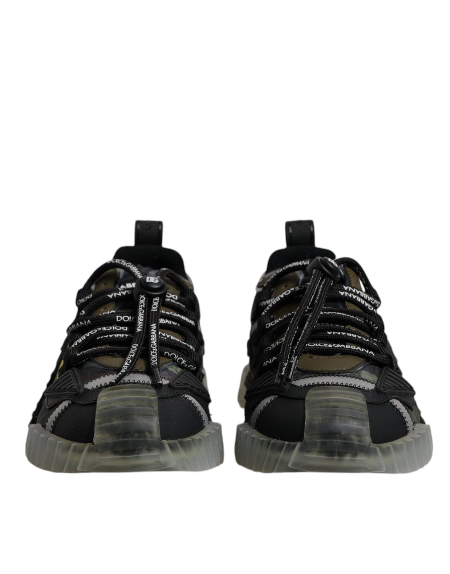 Dolce &amp; Gabbana Black Green Camo NS1 Ниски маратонки