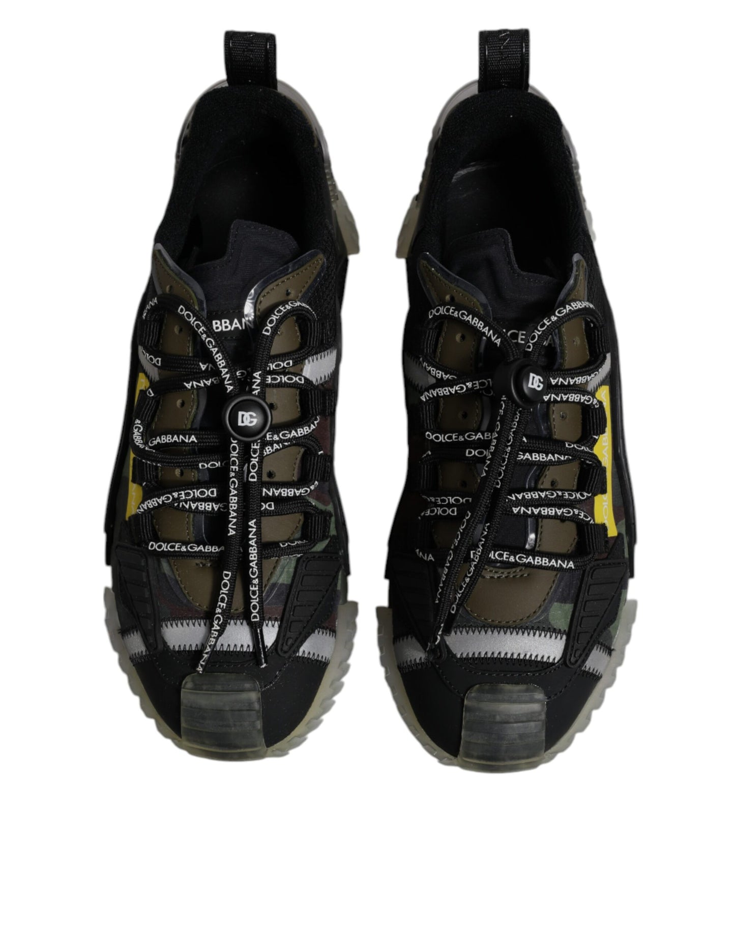 Dolce &amp; Gabbana Black Green Camo NS1 Ниски маратонки