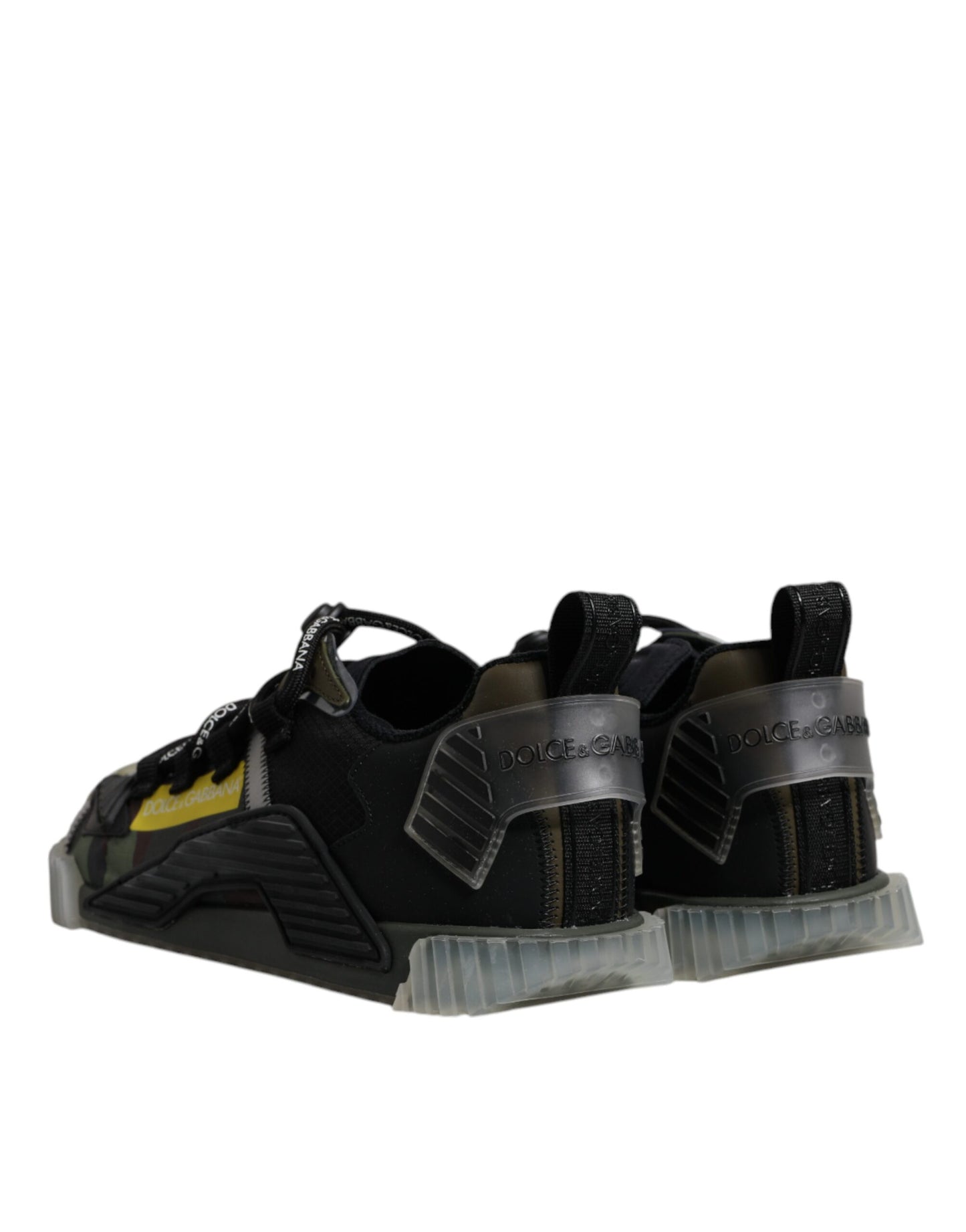 Dolce &amp; Gabbana Black Green Camo NS1 Ниски маратонки